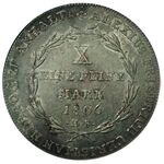 سکه 1 کنوانسیون تالر الکسیوس فردریش کریستین از آنهالت-برنبورگ
