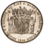 سکه 2 تالر گونتر فردریش کارل دوم از شوآرتزبورگ-سوندرهاوزن