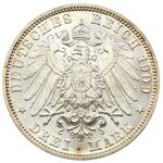 سکه 3 مارک گونتر فردریش کارل دوم از شوآرتزبورگ-سوندرهاوزن