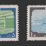 تمبر افتتاح پل خرمشهر 1338 - محمدرضا شاه
