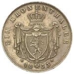 سکه 1 کرون تالر لودویگ دوم از هسه-دارمشتات