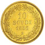 سکه 10 اسوکودو طلا پیوس نهم
