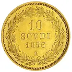سکه 10 اسوکودو طلا پیوس نهم