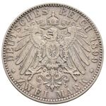 سکه 2 مارک ارنست لودویگ از هسه-دارمشتات