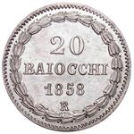 سکه 20 بایوکی پیوس نهم