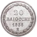 سکه 20 بایوکی پیوس نهم