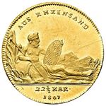 سکه 1 دوکات طلا کارل یکم لودویگ فردریش از بادن