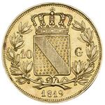 سکه 10 گلدن طلا لودویگ یکم از بادن