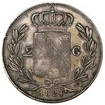 سکه 2 گلدن لودویگ یکم از بادن