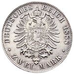 سکه 2 مارک اتو از باواریا
