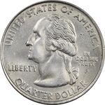 سکه کوارتر دلار 2000P ایالتی (ویرجینیا) - MS62 - آمریکا