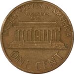 سکه 1 سنت 1973 لینکلن - EF40 - آمریکا