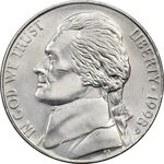 سکه 5 سنت 1998D جفرسون - MS61 - آمریکا