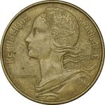 سکه 10 سانتیم 1973 (ماریان) جمهوری کنونی - EF45 - فرانسه