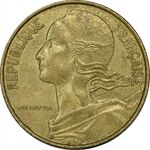 سکه 10 سانتیم 1990 (ماریان) جمهوری کنونی - EF45 - فرانسه