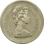 سکه 1 پوند 1983 الیزابت دوم - AU58 - انگلستان
