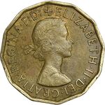 سکه 3 پنس 1965 الیزابت دوم - EF45 - انگلستان