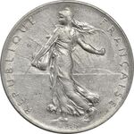 سکه 1 فرانک 1975 جمهوری کنونی - AU58 - فرانسه