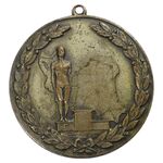 مدال آویز ورزشی برنز قهرمانی کشتی کشور (نقره ای) بدون روبان - EF - محمد رضا شاه