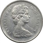 سکه 10 سنت 1977 الیزابت دوم - EF45 - کانادا