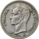 سکه 50 سنتیمو 1960 - EF45 - ونزوئلا