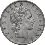 سکه 50 لیره 1972 جمهوری - EF45 - ایتالیا