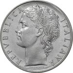 سکه 100 لیره 1975 جمهوری - AU58 - ایتالیا