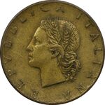 سکه 20 لیره 1957 جمهوری - EF40 - ایتالیا