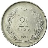 سکه 1/2-2 لیر جمهوری ترکیه