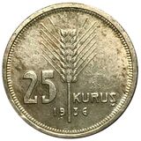 سکه 25 کروش جمهوری ترکیه
