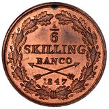 معرفی و مشخصات سکه 1/6اسکیلینگ بانکو اسکار یکم