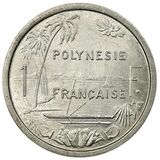 سکه 1 فرانک اقیانوسیه و پلی نزی فرانسه