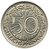 سکه 50 فینیگ جمهوری وایمار 