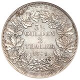سکه 2 تالر کارل از هوهنتسولرن-سیگمارینگن