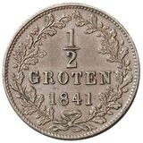سکه 1/2 گروتن از برمن