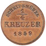 سکه 1/4 کروزر فردریش گونتر از شوآرتزبورگ-رودولشتات