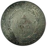 سکه 1 کنوانسیون تالر الکسیوس فردریش کریستین از آنهالت-برنبورگ
