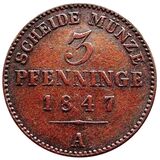 سکه 3 فینیگ لئوپولد دوم از لیپ 