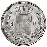 سکه 1 گلدن لودویگ یکم از بادن