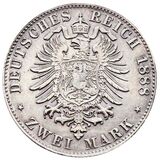 سکه 2 مارک اتو از باواریا