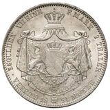 سکه 2 تالر فردریش ویلهلم لودویگ از بادن