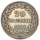 سکه 20 بایوکی گریگوری شانزدهم