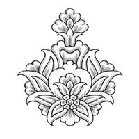 گل های شاه عباسی - طراحی سنتی