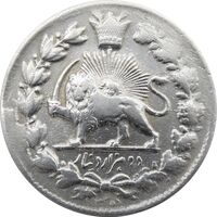 سکه 2000 دینار 1306/5 (سورشارژ تاریخ) صاحبقران - ناصرالدین شاه