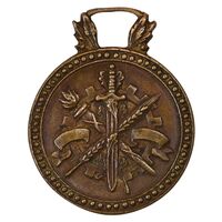 مدال آویز حزب دموکرات ایران - EF - محمد رضا شاه