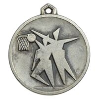 مدال آویز ورزشی بسکتبال دانشگاه تهران (نقره ای) - EF - محمد رضا شاه