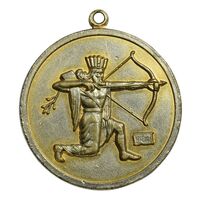 مدال آویز ستاد ارتشتاران (کماندار) طلایی - EF - محمدرضا شاه