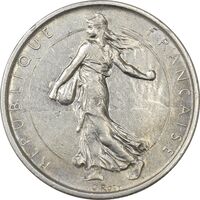 سکه 1/2 فرانک 1965 جمهوری کنونی - AU58 - فرانسه