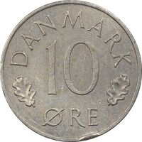سکه 10 اوره 1986 مارگرته دوم - EF40 - دانمارک