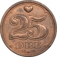 سکه 25 اوره 1997 مارگرته دوم - AU50 - دانمارک